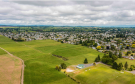 Aerial Photo: Strathmore Park. Tokoroa.