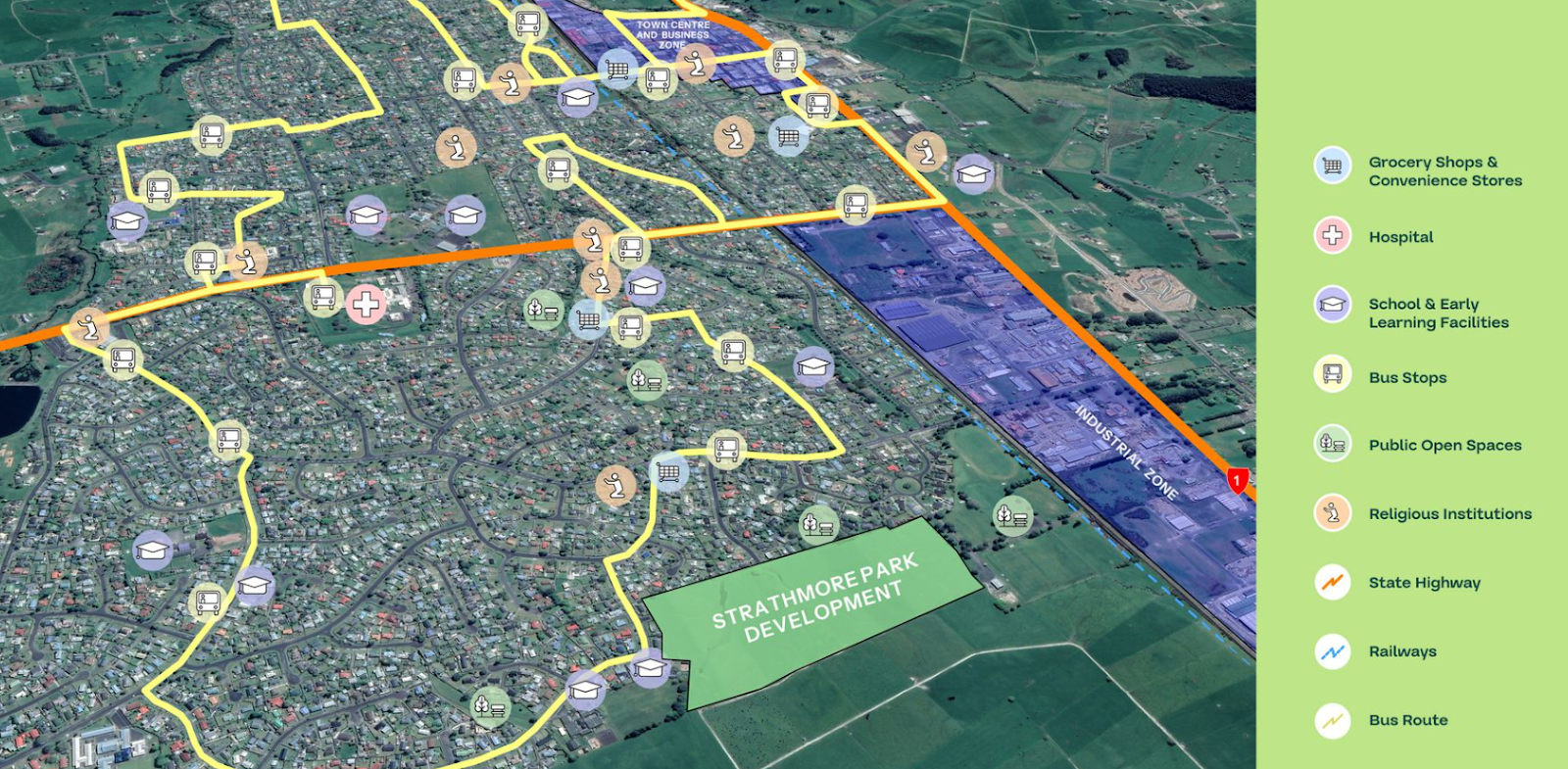 A map of a city