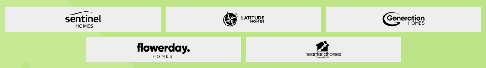 A green and white rectangular object with black text